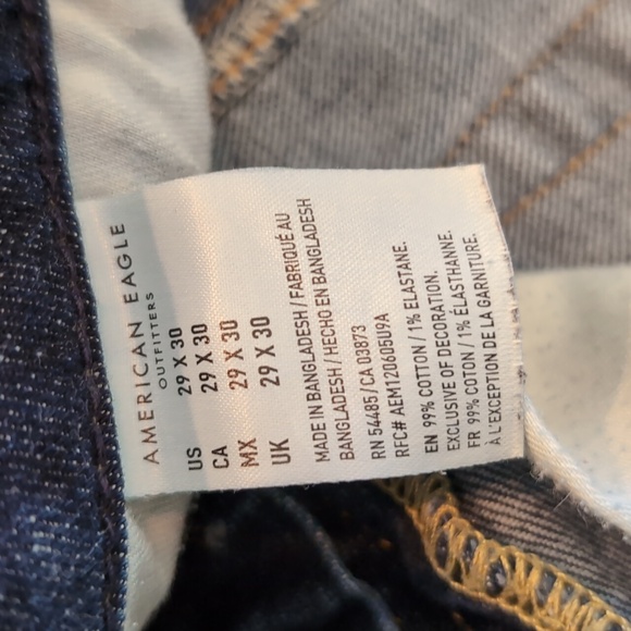 American Eagle slim straight men's jeans 29x30 - Picture 5 of 6